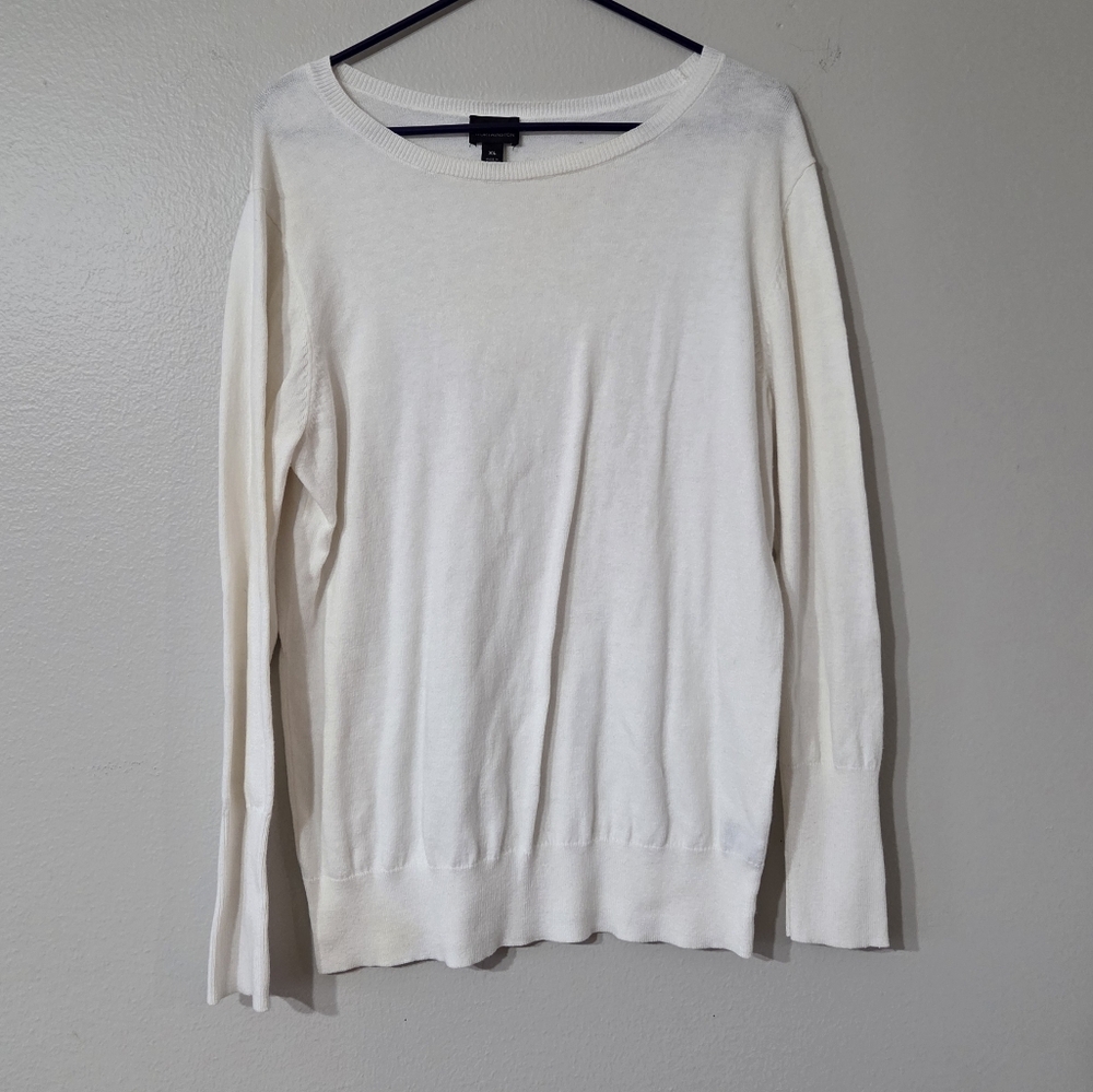 Worthington Women's Crew Neck Sweater - Cream